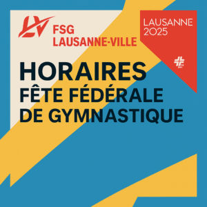 Horaires Fête Fédérale 2025